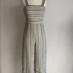 Japan cream and grey jumpsuit